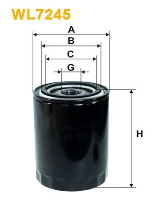 WIX FILTERS Масляный фильтр WL7245